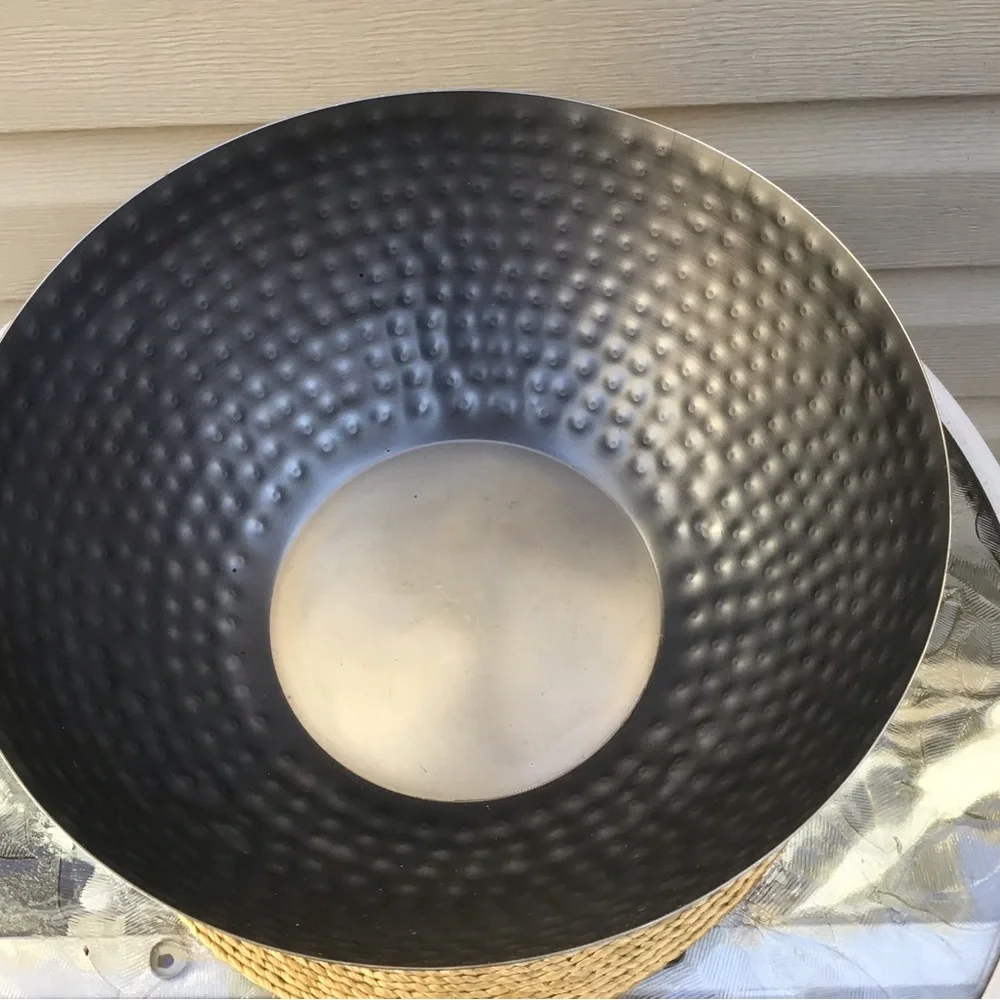 2013 Threshold Hammered Wild Steel Large Bowl, Like New!